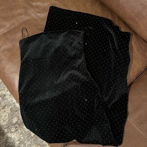 Black / Silver Maxi Dress